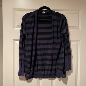 Splendid Black/Blue Cardigan - size M